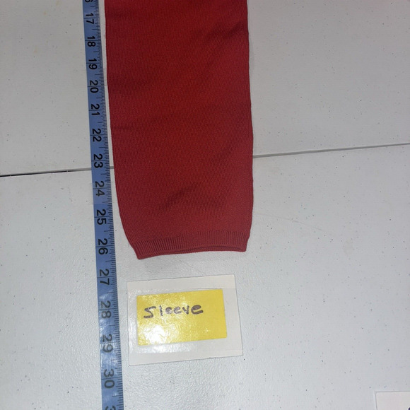 Babaton Womens Orange Fitted Ribbed Sweater XL Capsule Classic Quiet Luxury - Picture 6 of 10